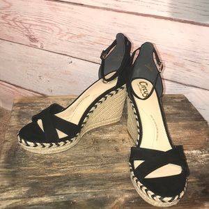 COPY - 10M Circus espadrilles.  Sisal wedge. New with tags